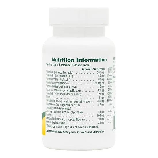 Nature's Plus Mega-Stress Sustained Release Tablets 30 Tablets