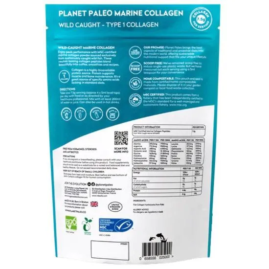 Planet Paleo Marine Collagen 225g