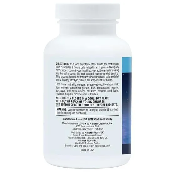 Nature's Plus Magnesium Nighttime Caps 60 Capsules