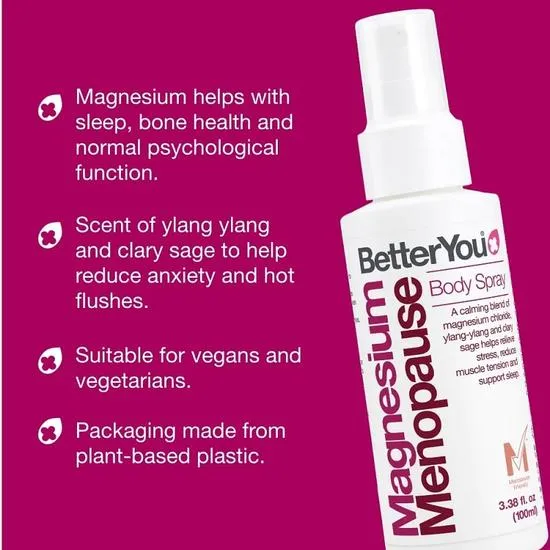 BetterYou Magnesium Menopause Spray 100ml