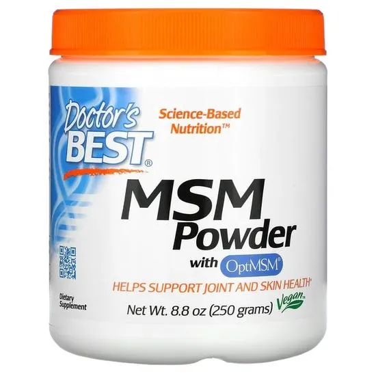 Doctor's Best MSM With OptiMSM Vegan Powder 250g