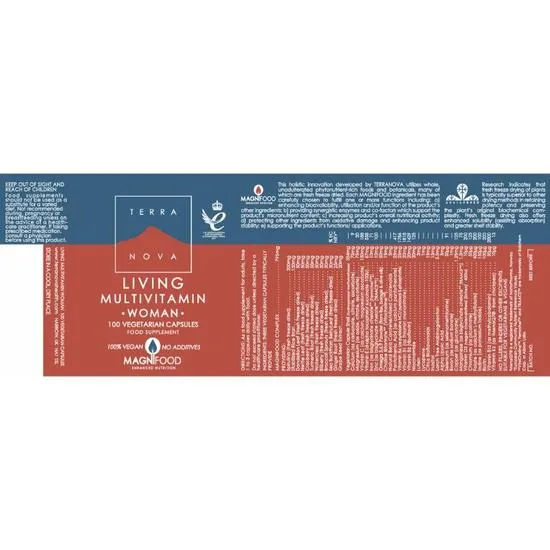 Terranova Living Multivitamin Woman Capsules 50 Capsules