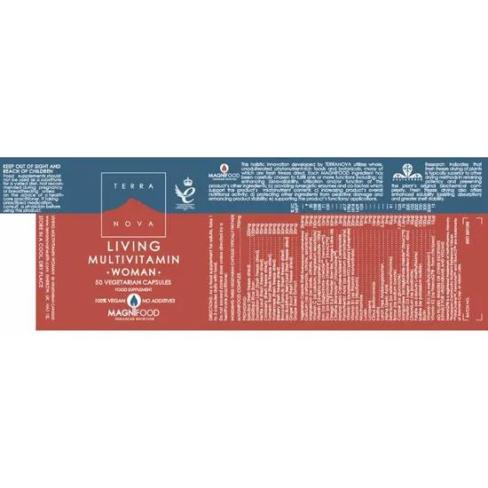 Terranova Living Multivitamin Woman Capsules 50 Capsules