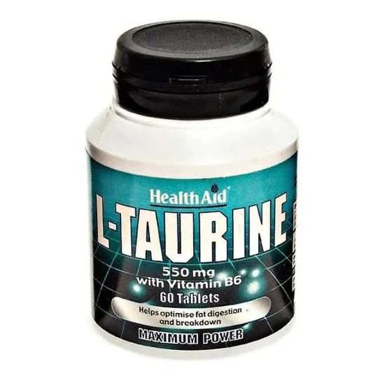 Health Aid L-Taurine 550mg 60 Tablets