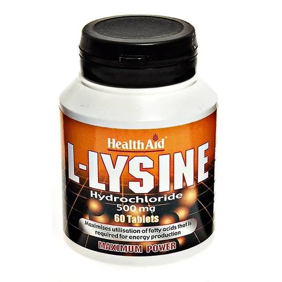 Health Aid L-Lysine 500mg Tablets 60 Tablets