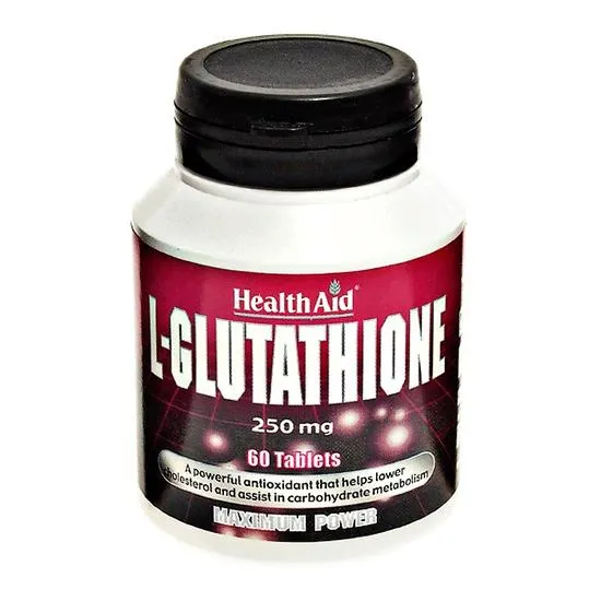 Health Aid L-Glutathione 250mg Tablets 60 Tablets