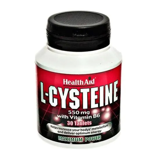 Health Aid L-Cysteine 550mg Tablets 30 Tablets