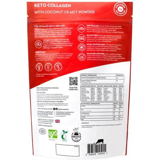 Planet Paleo Keto Collagen Powder 220g