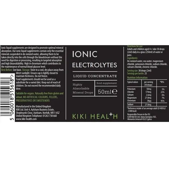 KIKI Health Ionic Electrolytes Liquid Concentrate 50ml