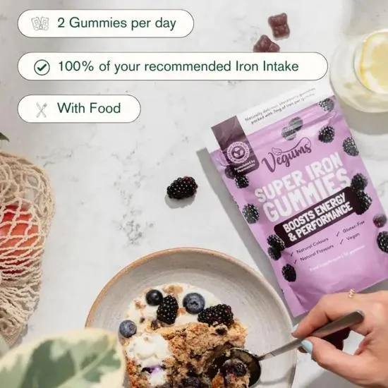 Vegums Iron Gummies 30 Gummies