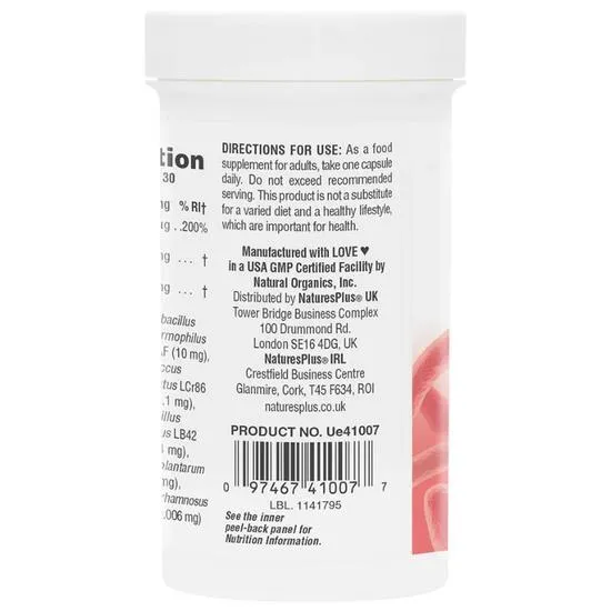 Nature's Plus Immune Microbiome 10bn Capsules 30 Capsules