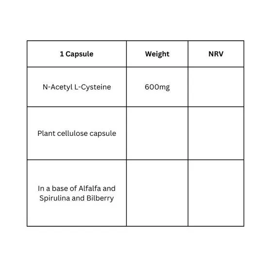 Viridian High Potency NAC Capsules 60 Capsules
