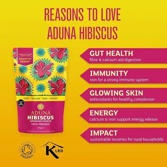 Aduna Hibiscus Superfood Powder 275g