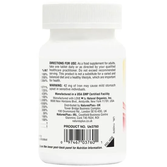 Nature's Plus Hema-plex Tablets 30 Tablets