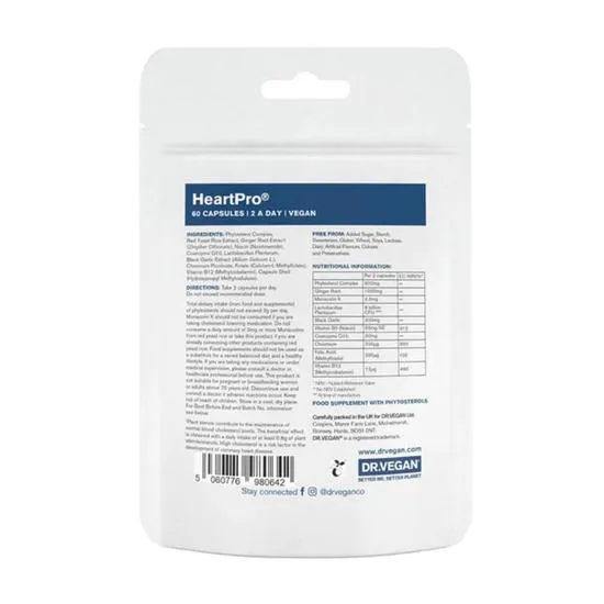 Dr Vegan HeartPro Heart Health Capsules 60 Capsules