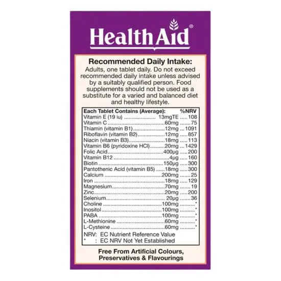Health Aid HairSkiNail Formula Tablets 30 Tablets
