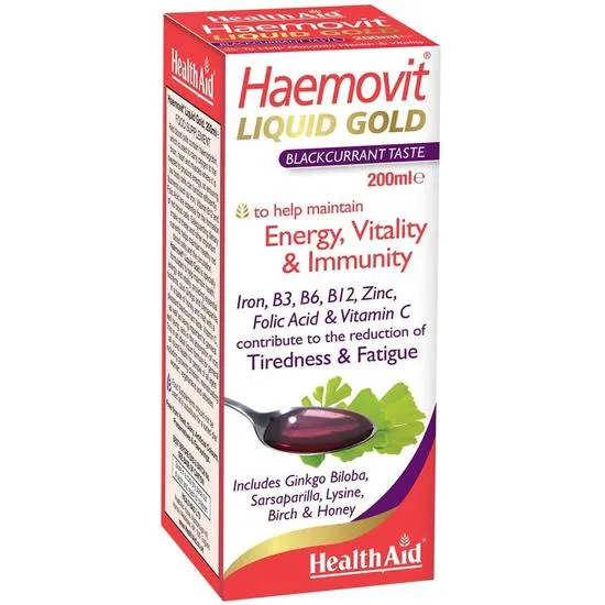 Health Aid HaemoVit Liquid Gold 200ml
