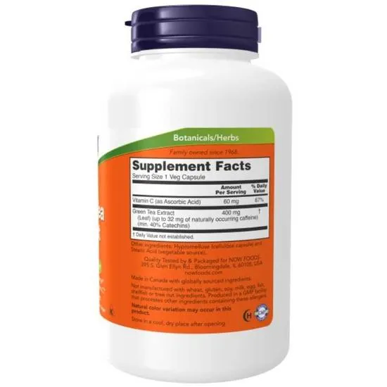 NOW Foods Green Tea Extract 400mg Capsules 100 Capsules