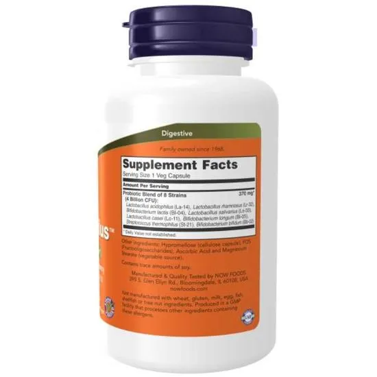 NOW Foods Gr8-Dophilus Capsules 60 Capsules