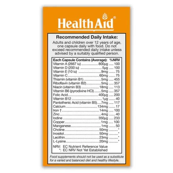 Health Aid Gericaps 30 Capsules