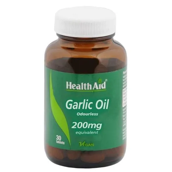 Health Aid Garlic Oil 200mg Tablets 30 Tablets