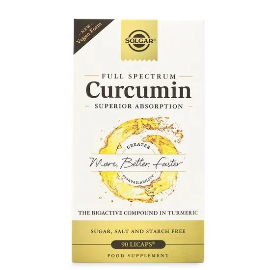 Solgar Full Spectrum Curcumin Licaps 90 Licaps