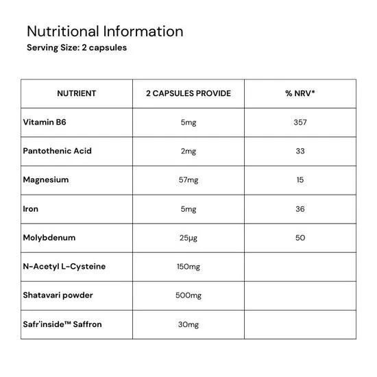 Wild Nutrition Food-Grown Perimenopause Complex 60 Capsules