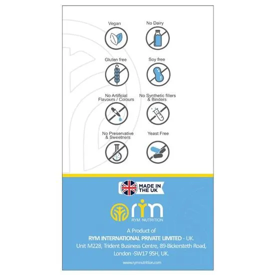 RYM Nutrition Focus & Memory Capsules 60 Capsules