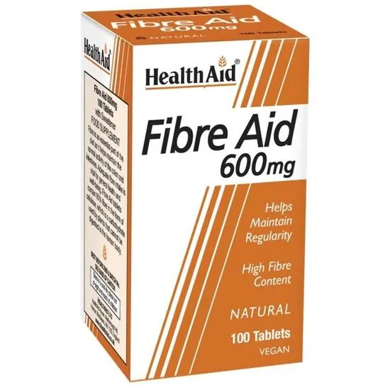 Health Aid Fibre Aid 600mg Tablets 100 Tablets