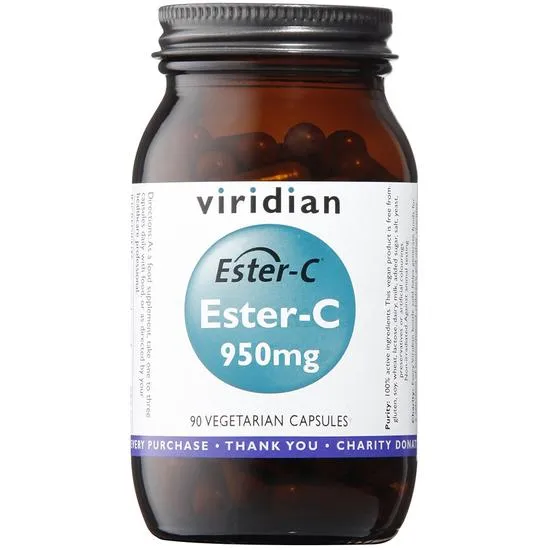 Viridian Extra C 950mg Veg Capsules 30 Capsules