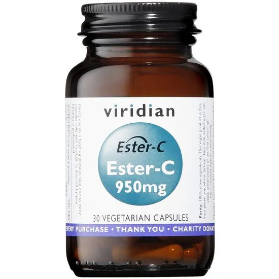 Viridian Extra C 950mg Veg Capsules 30 Capsules