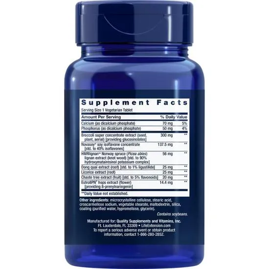 Life Extension Estrogen For Women Vegitabs 30 Vegitabs