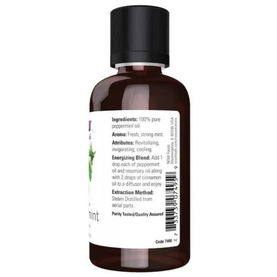 NOW Foods Essential Oil Peppermint Oil 59ml