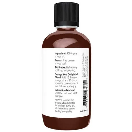NOW Foods Essential Oil Orange Oil Pure 30ml