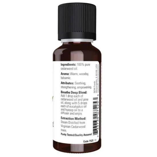 NOW Foods Essential Oil Cedarwood Oil 30ml