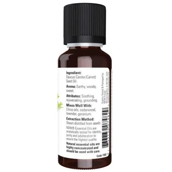 NOW Foods Essential Oil Carrot Seed Oil 30ml