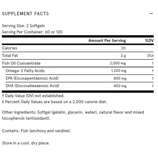 Jarrow Formulas EPA-DHA Balance Softgels 240 Softgels