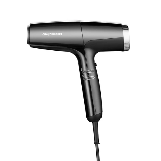 BaByliss Falco Advanced Professional High-Speed Digital Hair Dryer Black & Silver