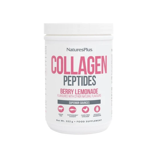 Nature's Plus Collagen Peptides Berry Lemonade 322g