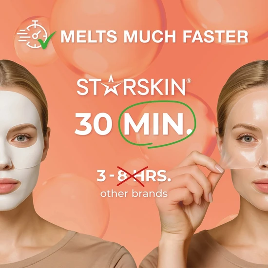 STARSKIN DeepMelt Collagen PDRN Salmon DNA Mask 4x24g