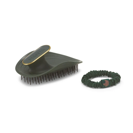 Manta Holly Green Hair Brush Limited Edition