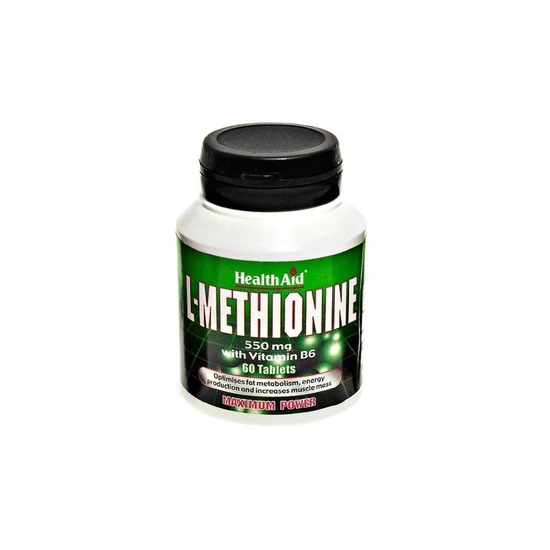 Health Aid L-Methionine 550mg Tablets 60 Tablets