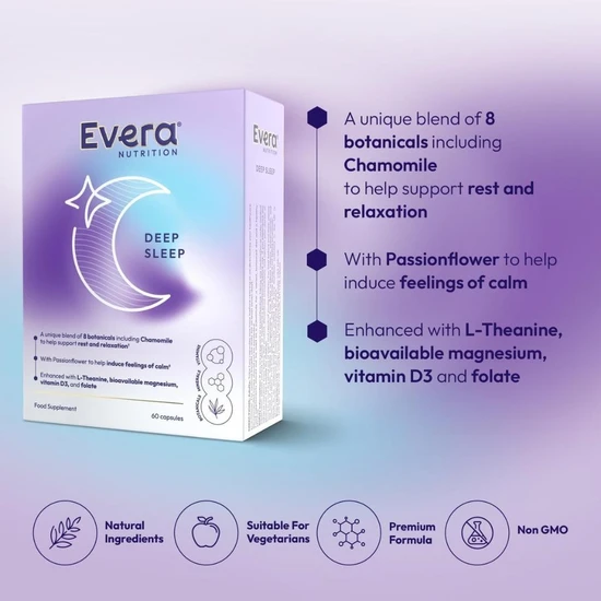 Evera Nutrition Deep Sleep Capsules 60 Capsules