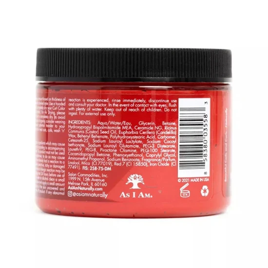 As I Am Curl Colour Hot Red 182g