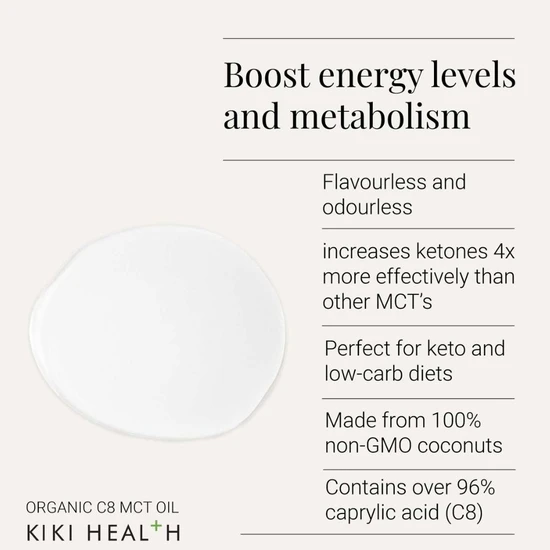 KIKI Health Organic C8 MCT Oil 500ml