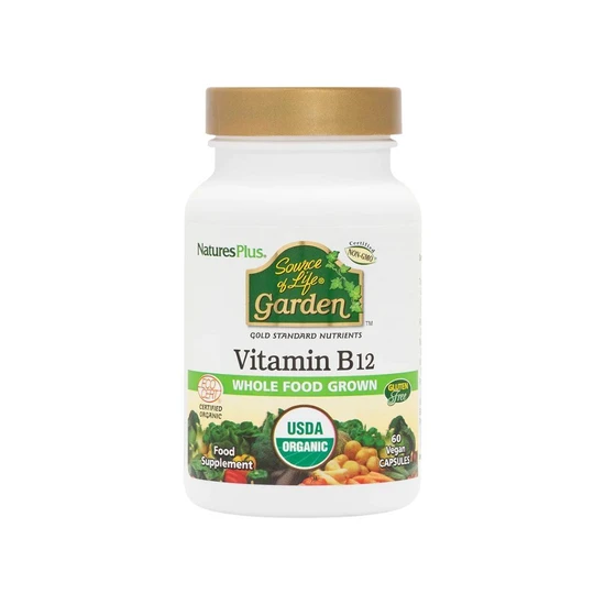 Nature's Plus Source Of Life Garden Vitamin B12 1000ug Vegicaps 60 Vegicaps