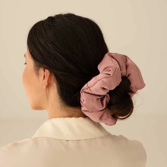 Drowsy Damask Rose Padded Scrunchie x1