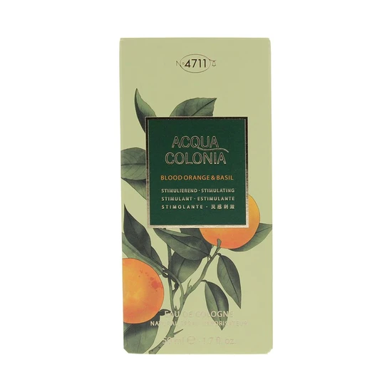 4711 Acqua Colonia Blood Orange & Basil Eau De Cologne 50ml