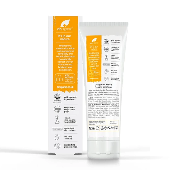 Dr. Organic Bioactive Skin Care Organic Royal Jelly Skin Brightening Cream 125ml