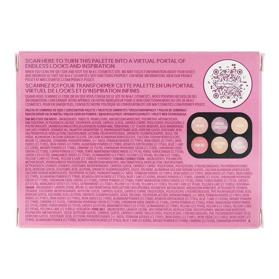 MAC Connect In Colour Eyeshadow Palette Rose Lens